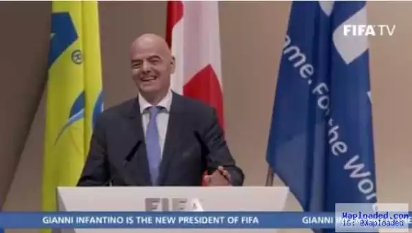 Gianni Infantino Becomes FIFA New President